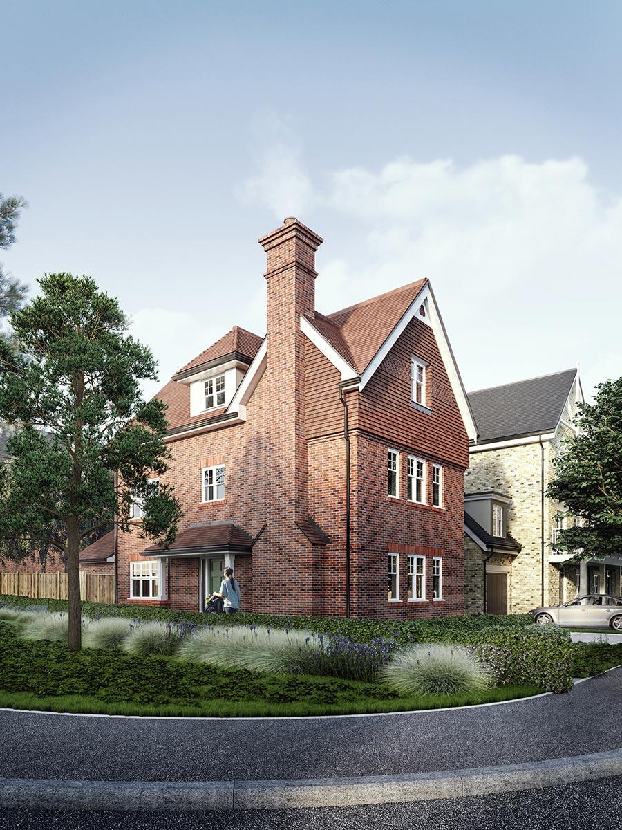 伦敦·赫兰庄园 Hartland Village 外立面