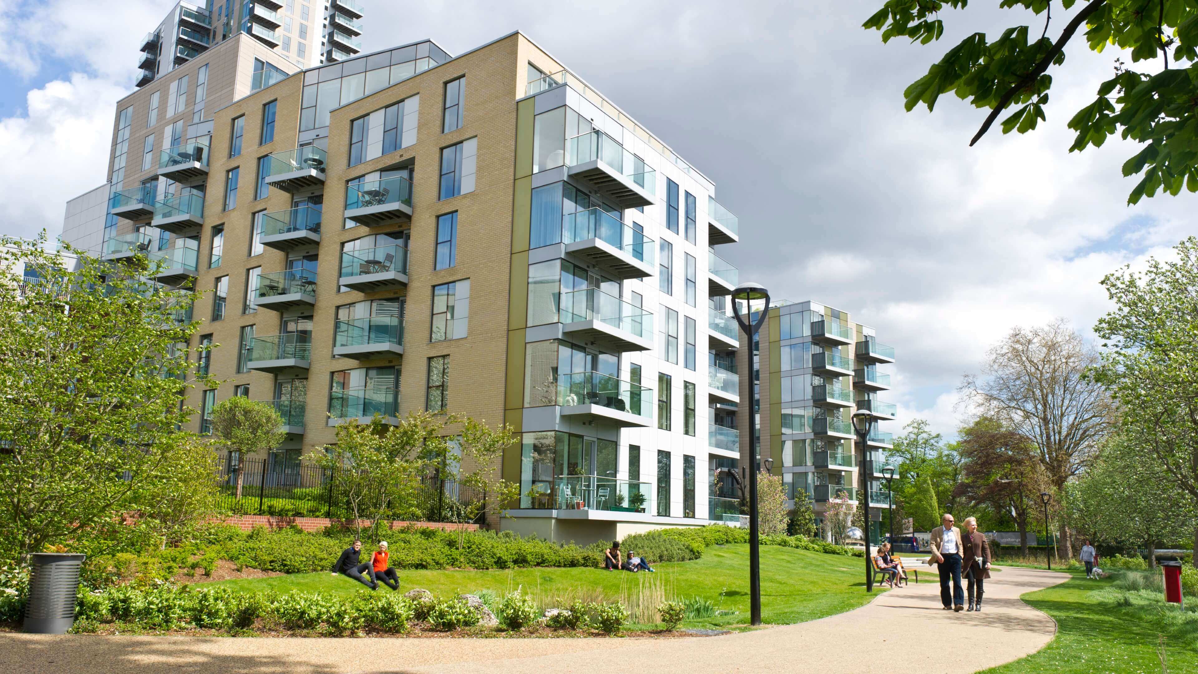 伦敦·伍贝里湖景苑 Woodberry Down 外立面