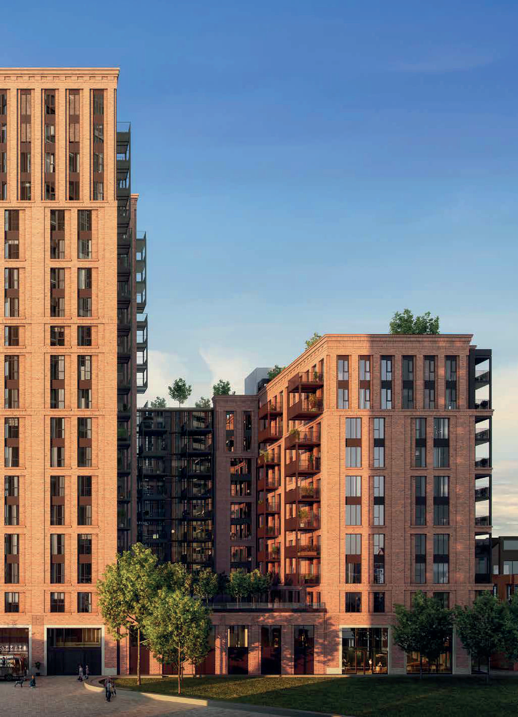 伦敦·贝卡公寓 The BeCa 外立面