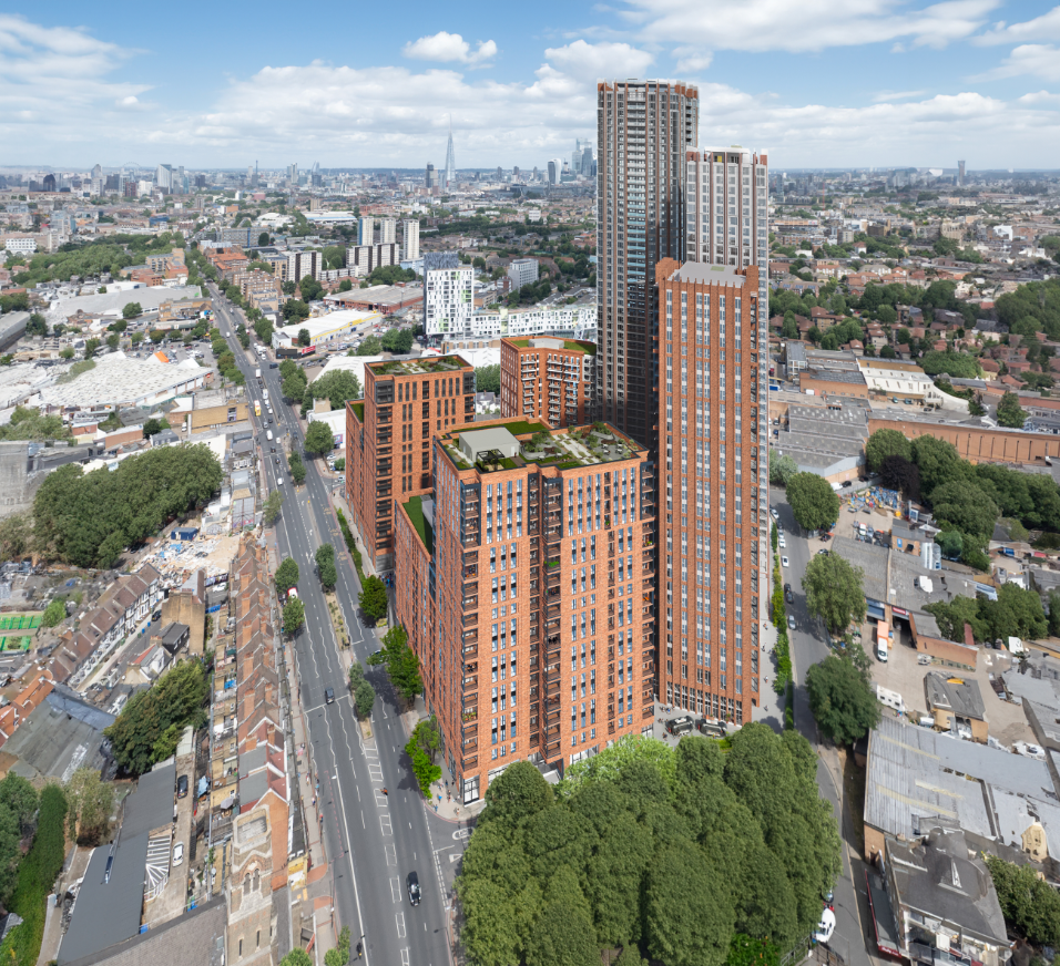 伦敦·贝卡公寓 The BeCa 外立面