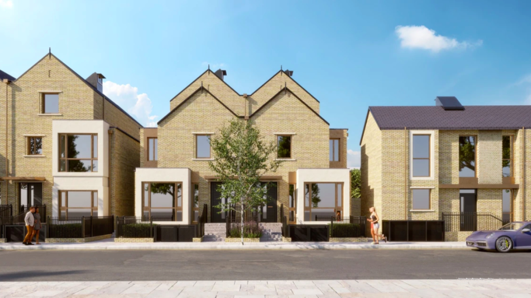 伦敦·德威村 Soane Place 外立面