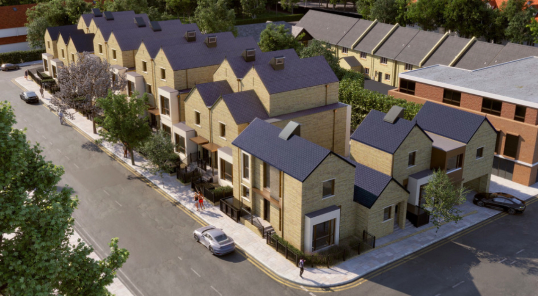 伦敦·德威村 Soane Place 外立面