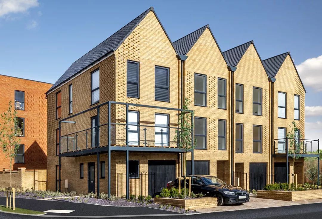 伦敦·萨顿米尔庄园 New Mill Quarter 外立面