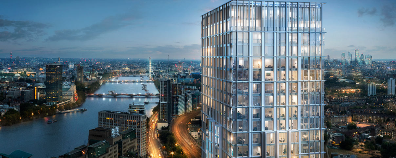 伦敦·达马克大厦-九榆树 DAMAC Tower Nine Elms 外立面