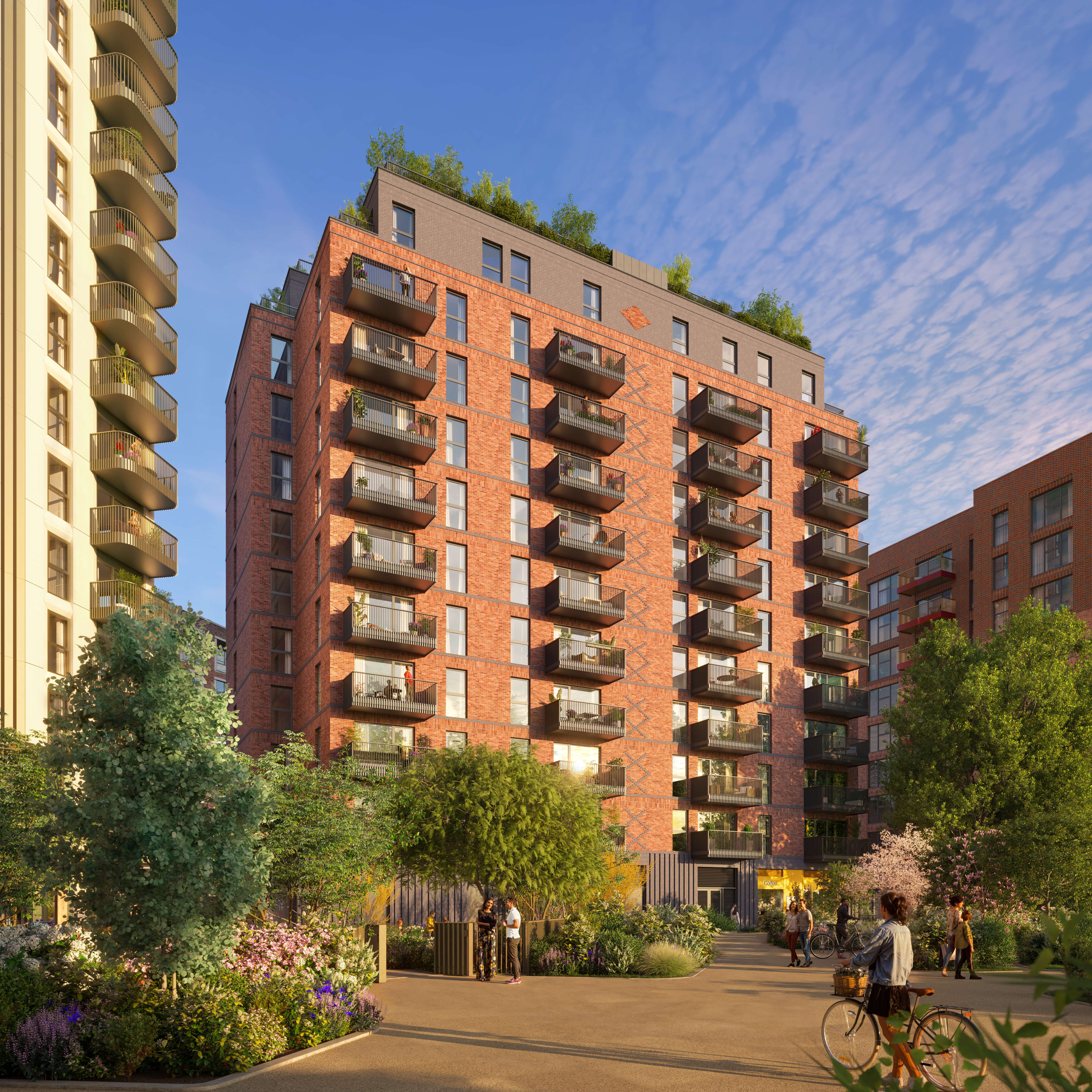 伦敦·艾勒芬公园 Elephant Park 外立面