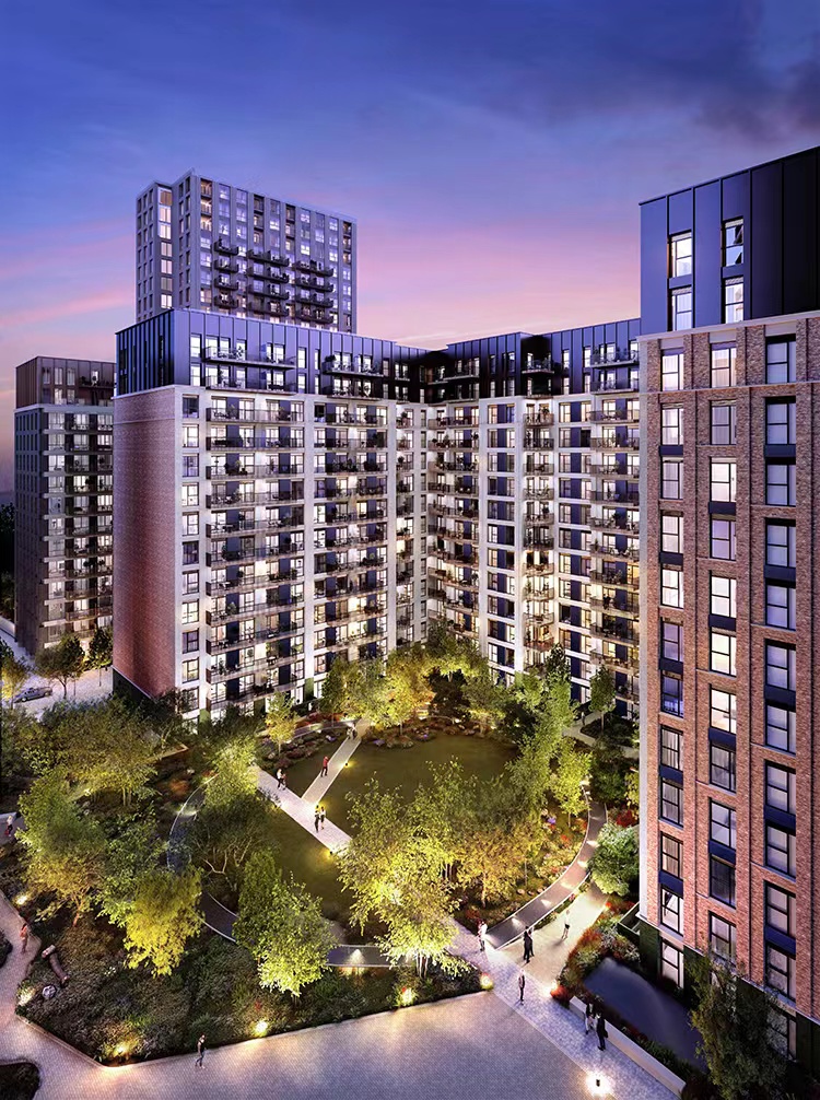 伦敦Royal Docks•1 Bedroom•Balearic Apartments 外立面