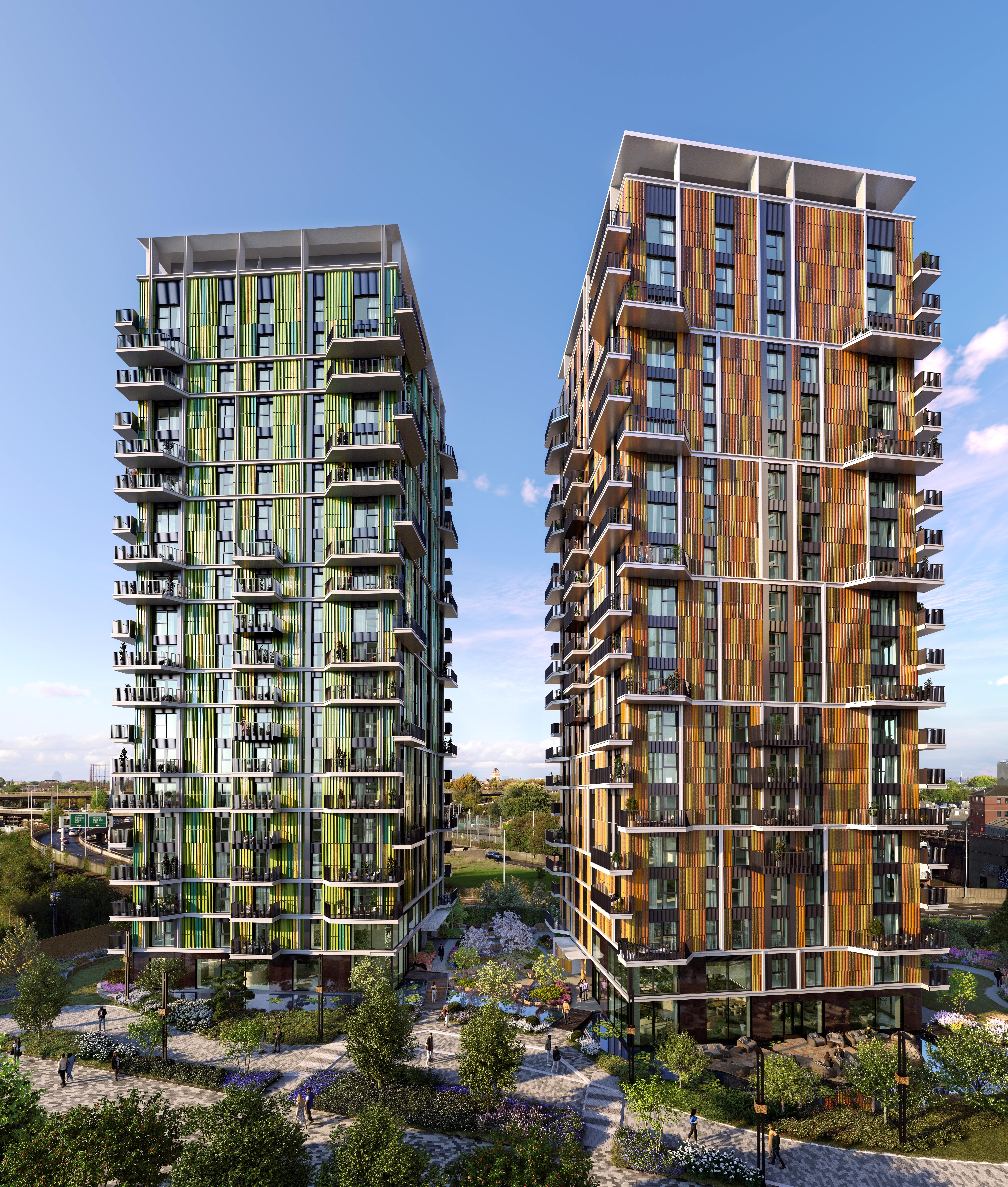 伦敦·柏郦 White City Living 外立面