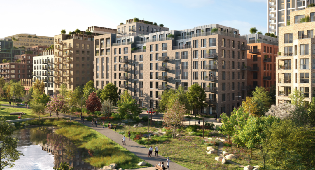 伦敦·布伦特十字城 Brent Cross Town 外立面