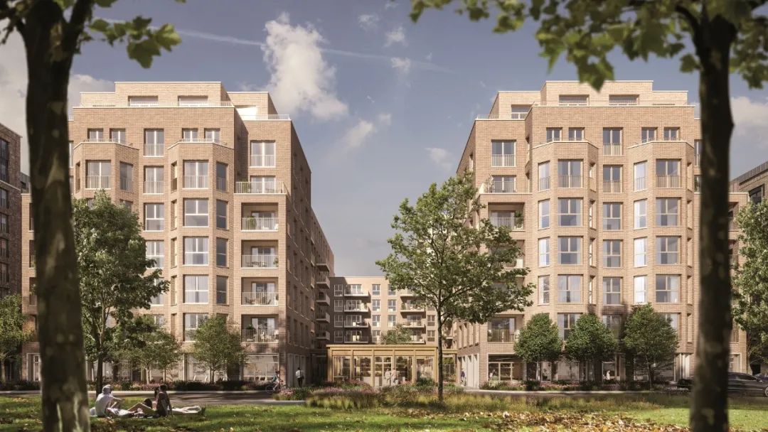 伦敦·布伦特十字城 Brent Cross Town 外立面